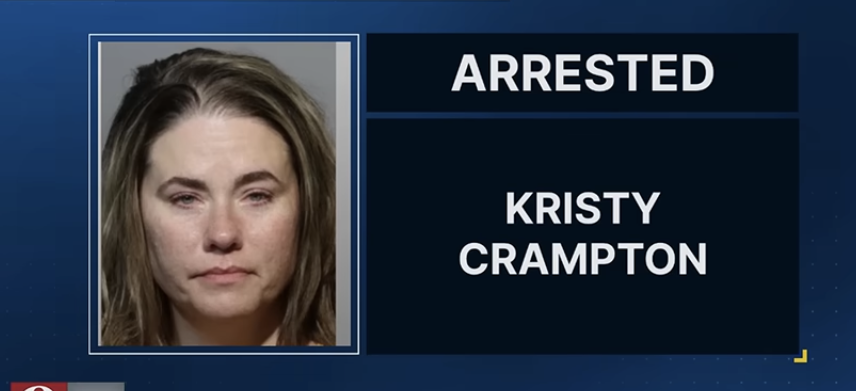 Kristy Crampton mugshot called Miss Piggy by child